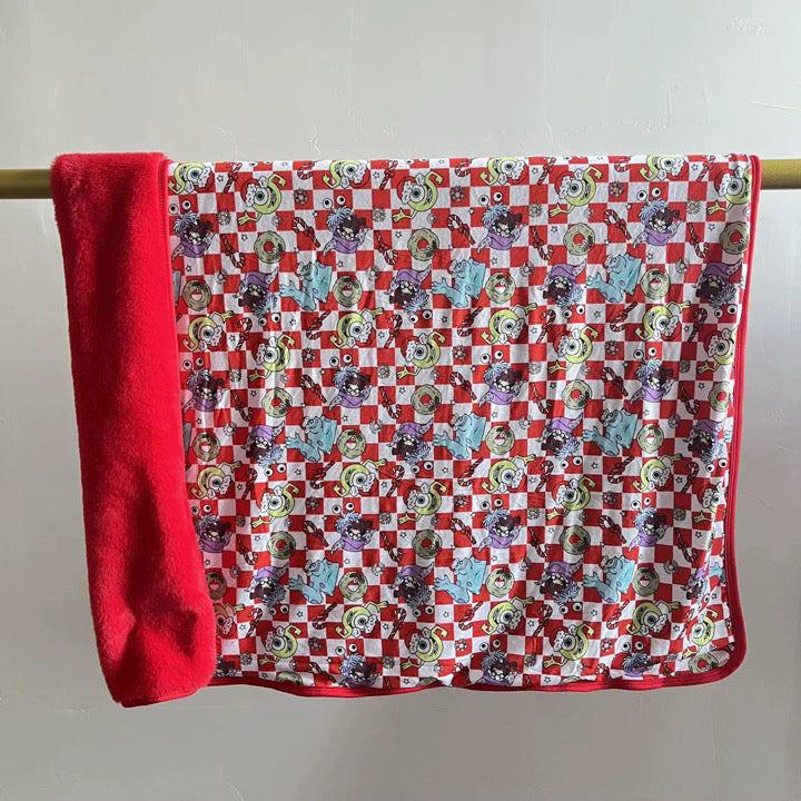 Monster inc Christmas blanket