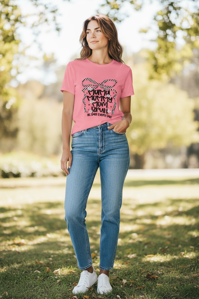 Mama , Mommy, Mom, Bruh Tee
