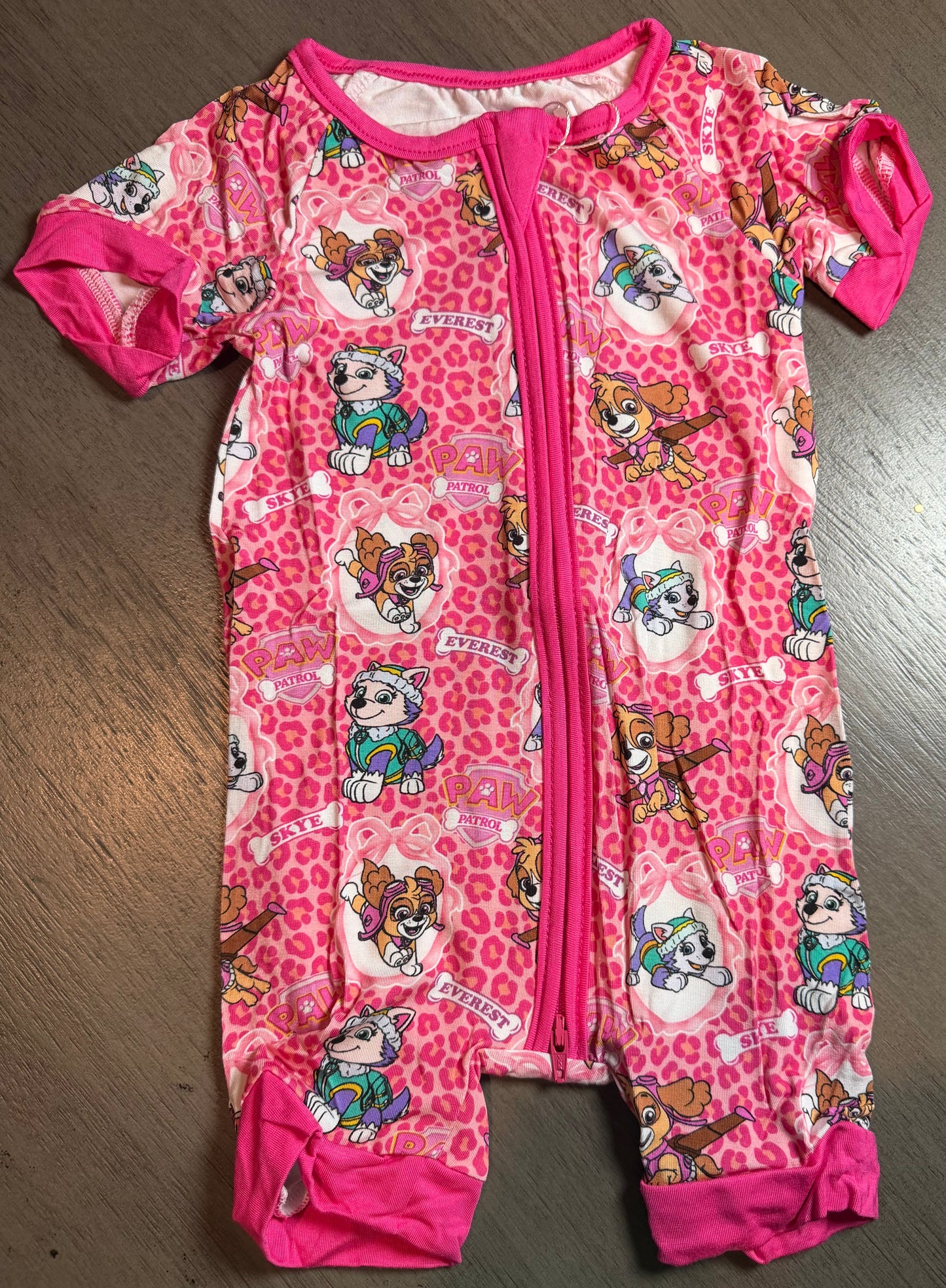 Pink Pup Crew Shortie