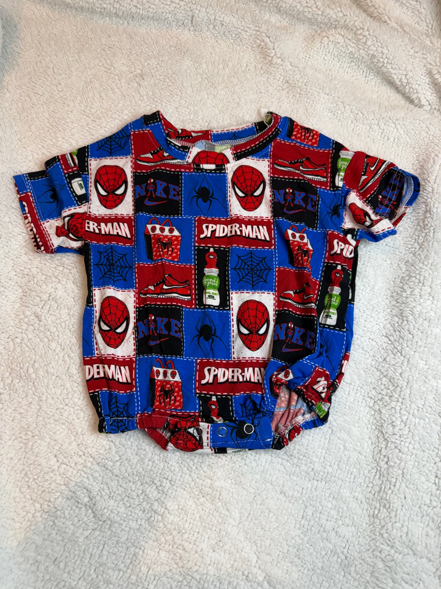 Spider-Man bubble romper