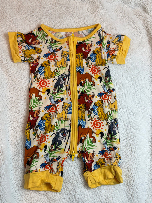 Lion king yellow zippy