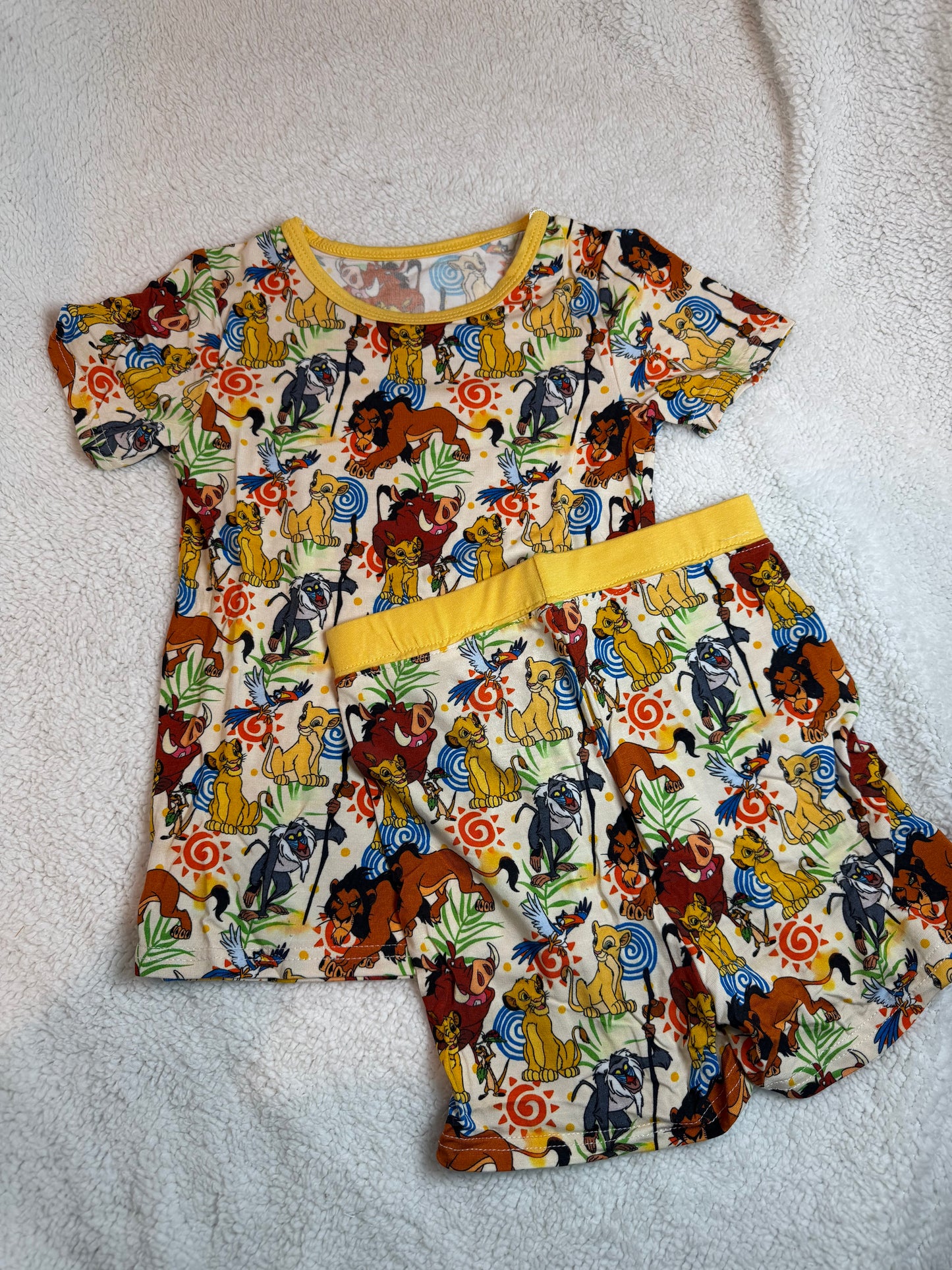 Lion king short set