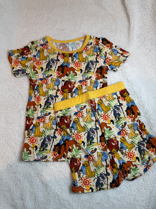 Lion king short set