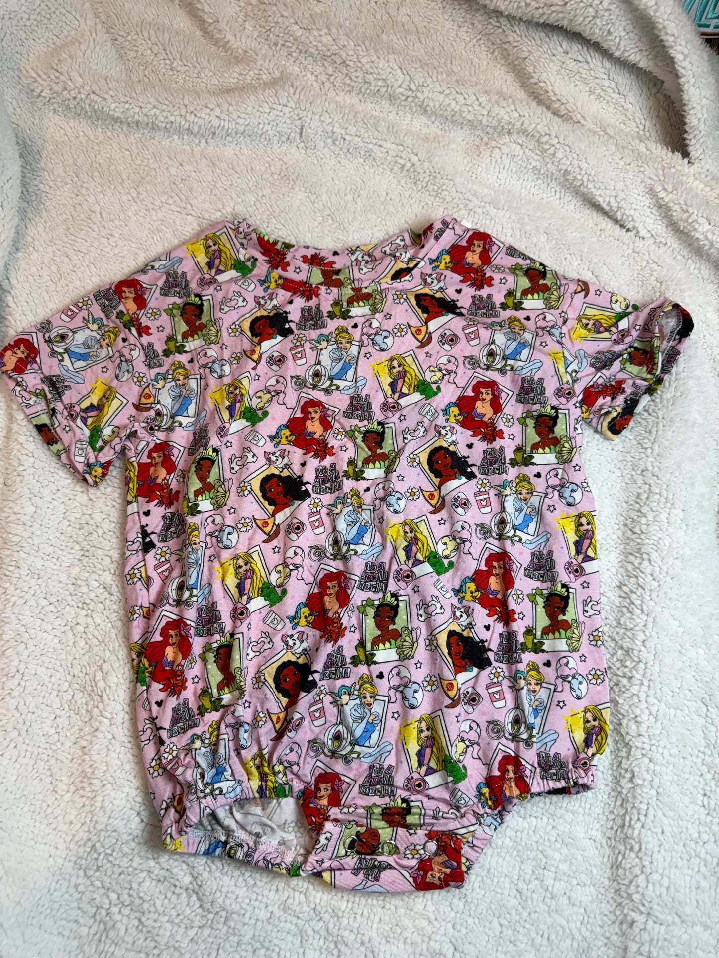 Disney princess bubble romper