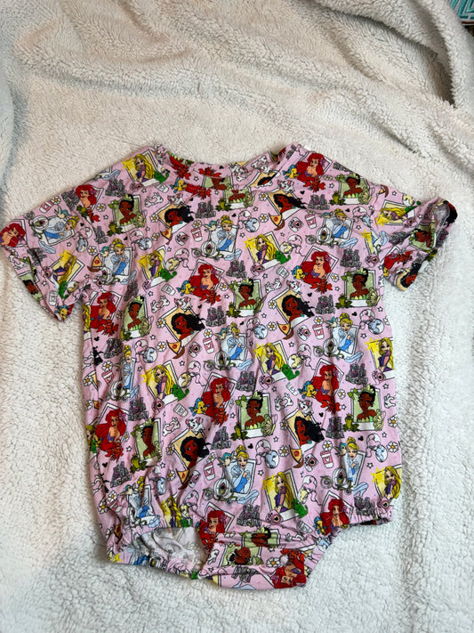 Disney princess bubble romper