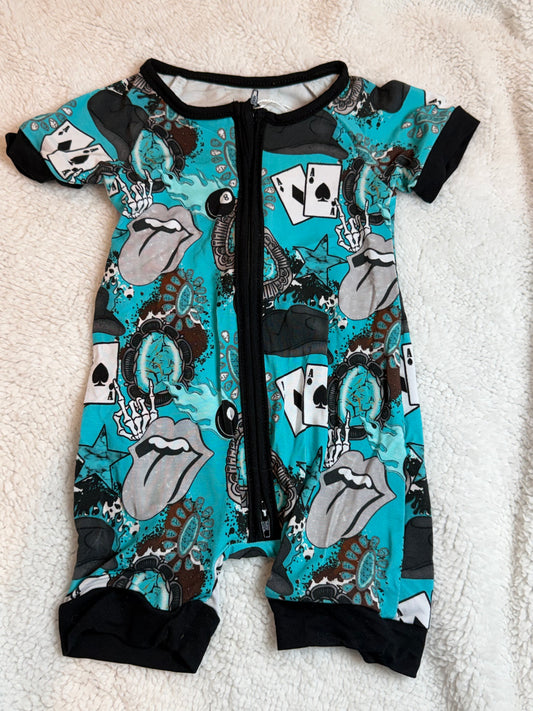 Turquoise rebel zippy