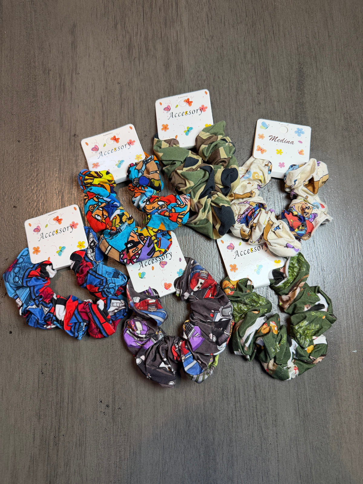 Mystery Bamboo Scrunchie 3 -Pack