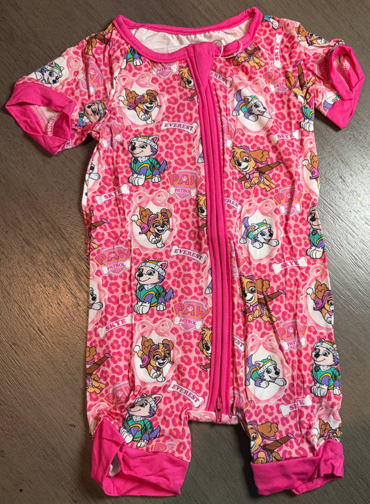Pink Pup Crew Shortie