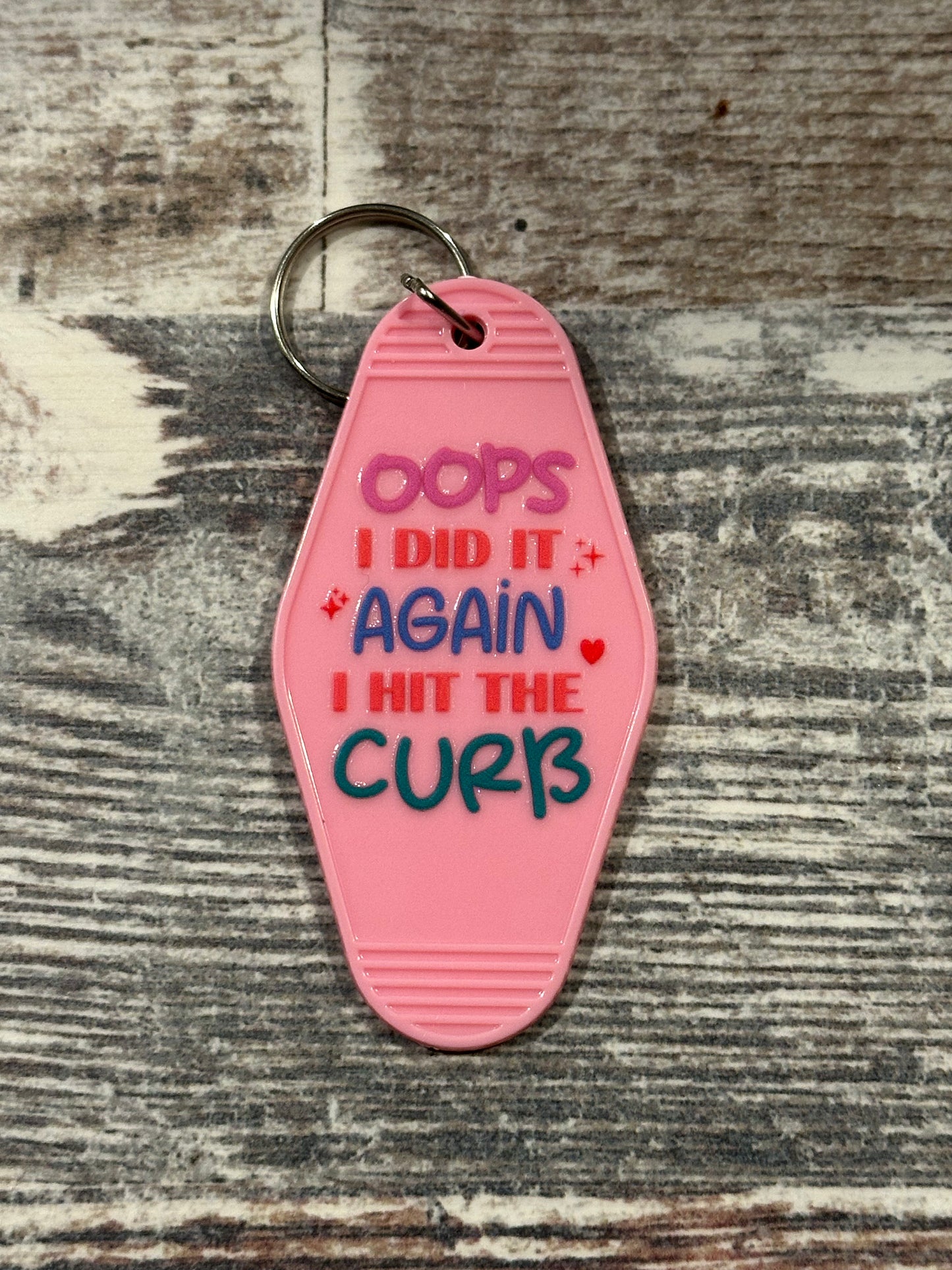 Custom Motel Keychain