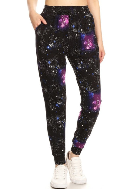 Living My Best Style Joggers - Galaxy