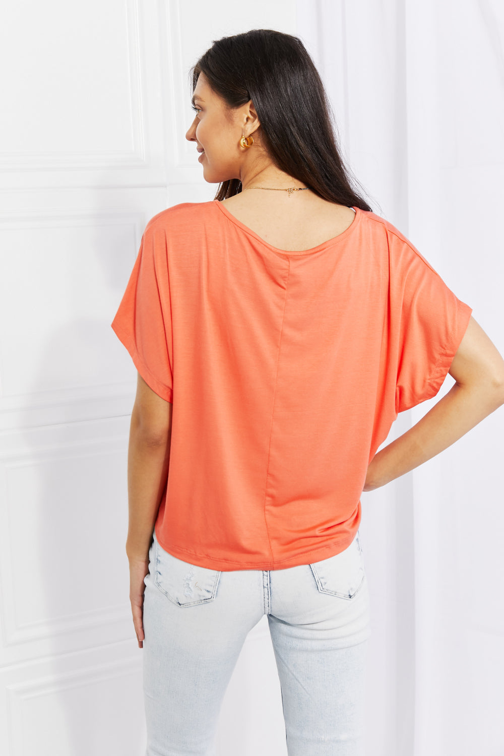 Just Peachy Tied Top