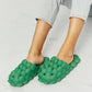 Laid Back Bubble Slides in Green