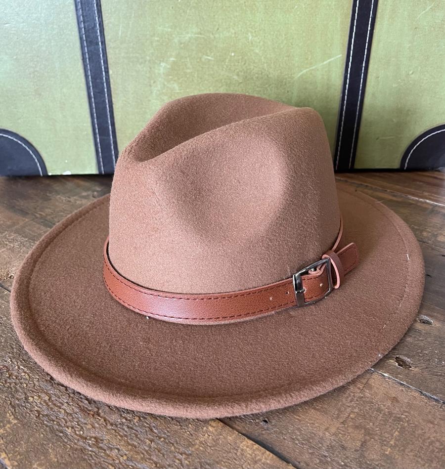 Belted Fedora Hats