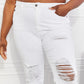 Kancan Juniper High Rise Slim Straight Distressed Jeans