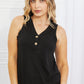 One Wish Ribbed Knit Top in Black