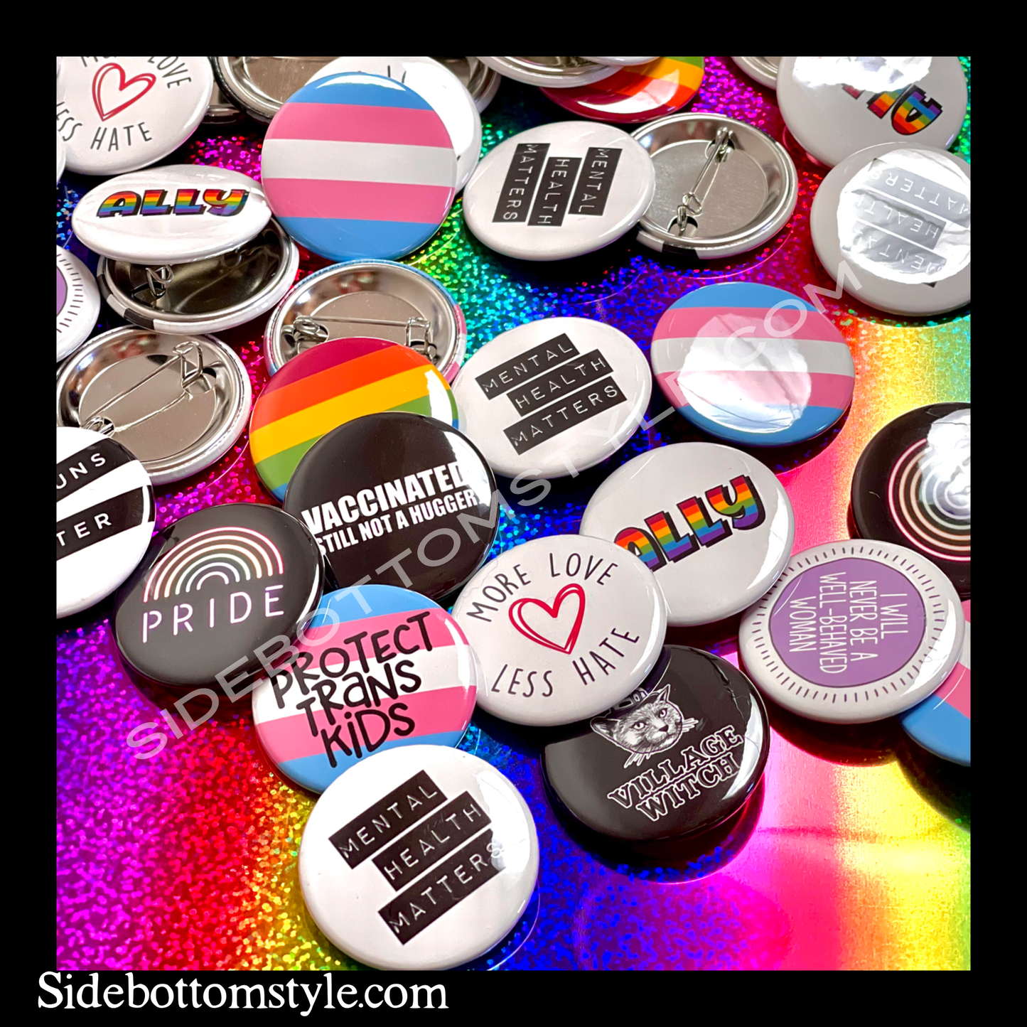 Pin-back buttons - Multiple Options